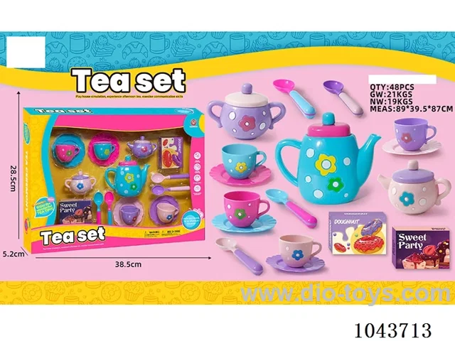 17PCS tea set in color box