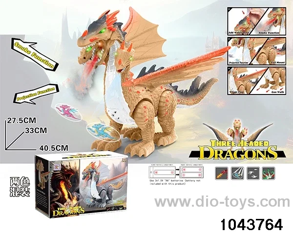 DIY disassembly and assembly of B/O dinosaurs in color box