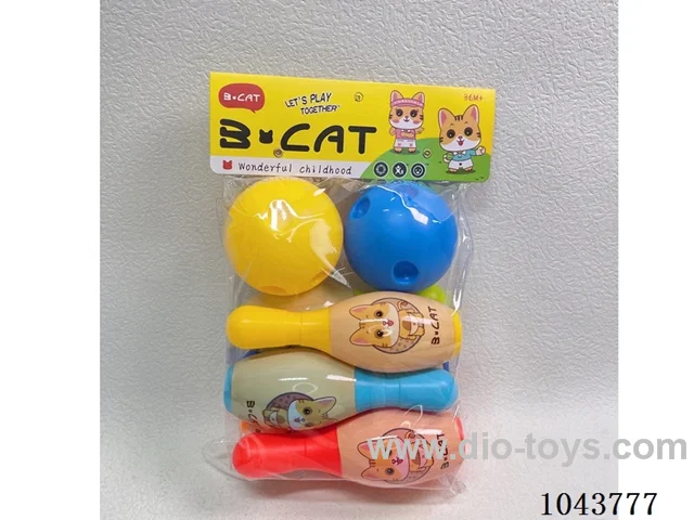 Bowling set in PP bag with header