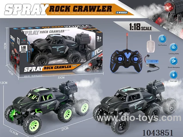 27MHz RC car with light/spray included battery