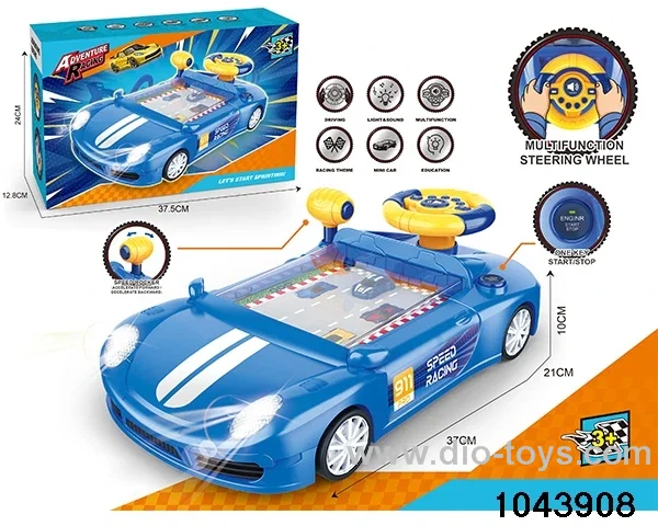 Electric side game console (lighting+music) in color box