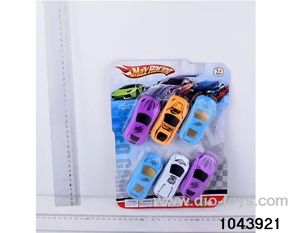 pull back car in Blister card