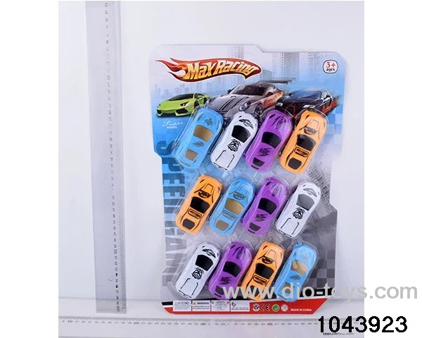 pull back car in Blister card