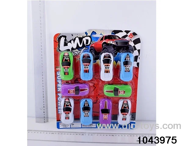 pull back car in Blister card