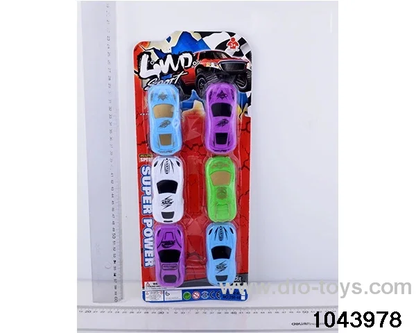 pull back car in Blister card