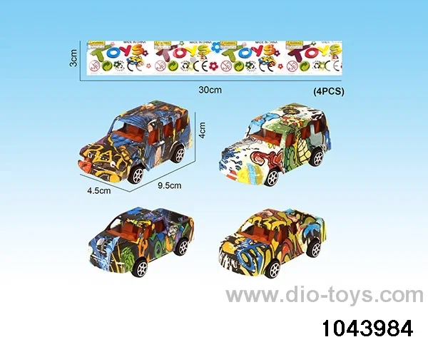 pull back car in pp bag