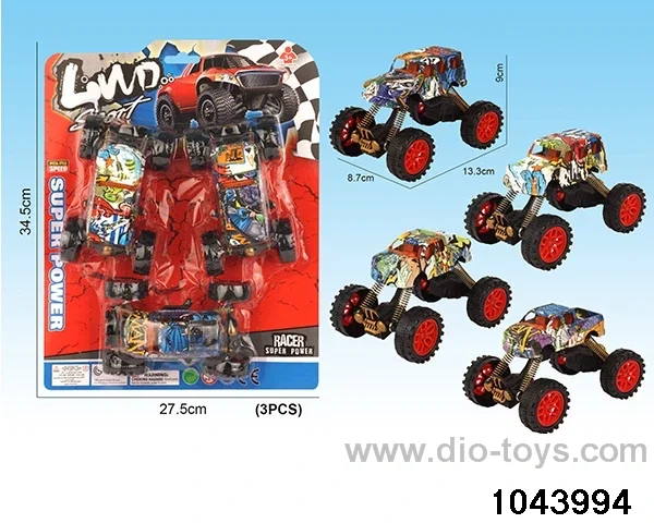 pull back car in Blister card