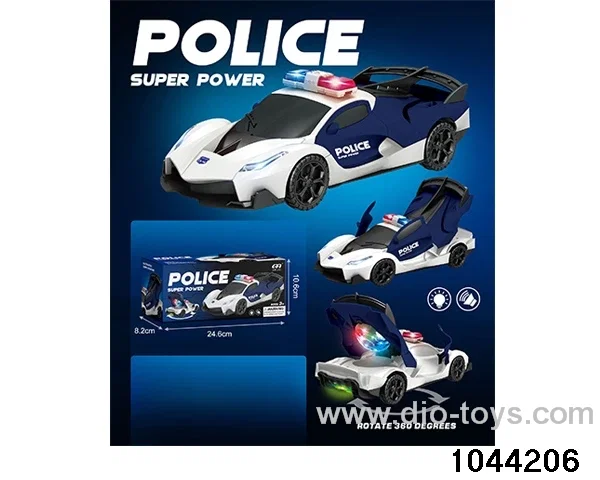 Ferrari police car deformation vehicle in color box