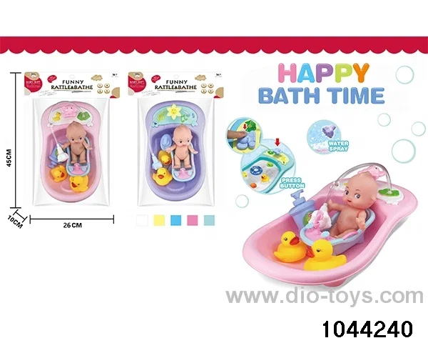 (GCC) spray bath with enamel animal in poly bag header