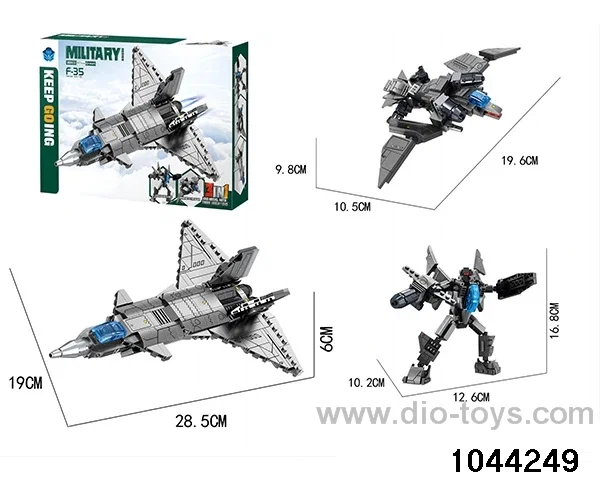F-35 fighter jet in color box