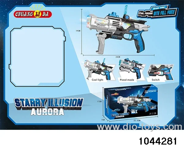 Electric gun in color box