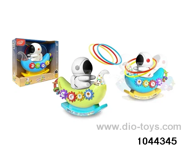 WINDOW BOX ELECTRIC SWING ASTRONAUT IN DISPLAY BOX