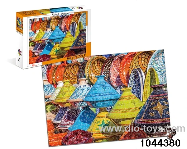 (GCC) 500 PIECES PUZZLE IN COLOR BOX