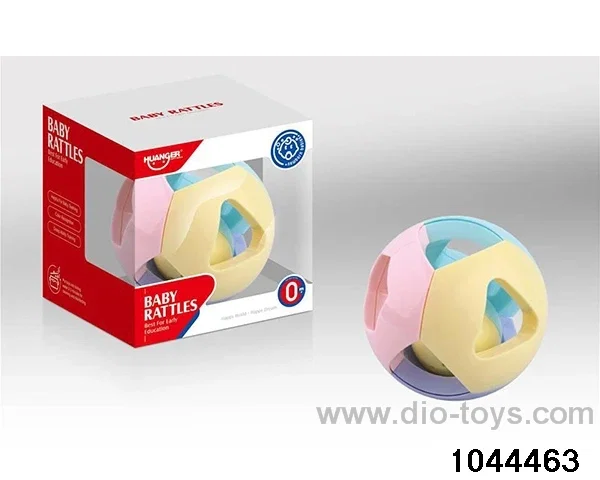 Plain tone rattle ball for children enlightenment early education toy mother baby toy baby pacify toy creative toy in window box