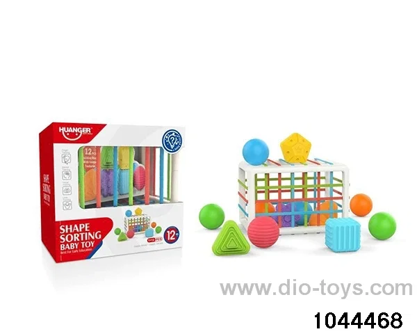 Educational rectangular Cesare children's educational enlightenment Early education toys Mother baby toys Creative toys for babies in display box