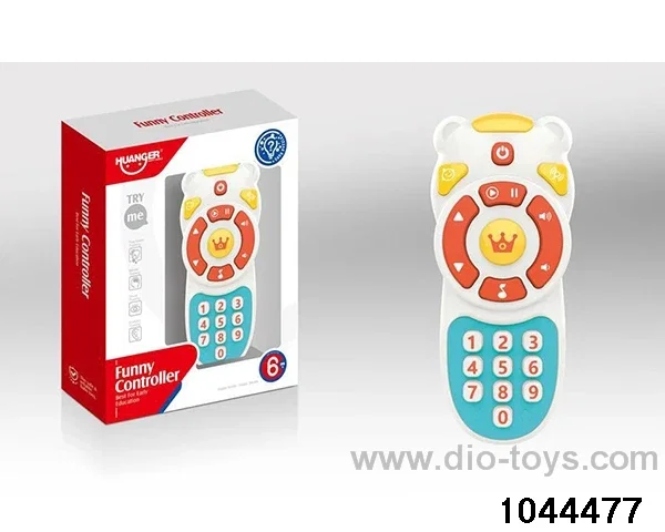 Infant acousto-optic remote control children's enlightenment early education toys baby pacify toys creative toys in window box