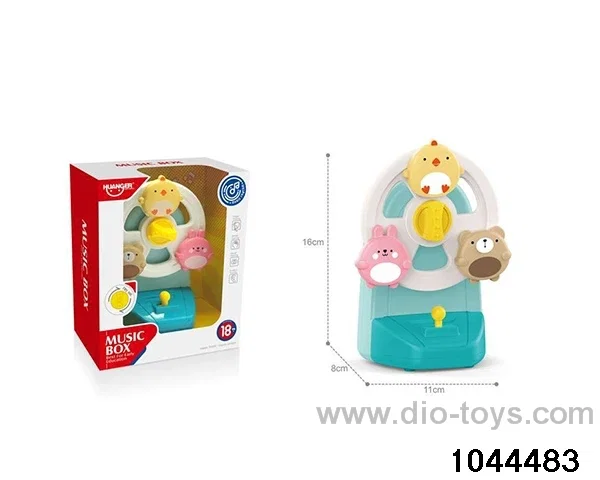 Funny Ferris Wheel Eight Tone Box (Blue) Children's Enlightenment Early Education Toys Mothers and Babies Toys Baby Comfort Toys Creative Toys in display box