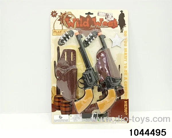 Cowboy gun suit in blister