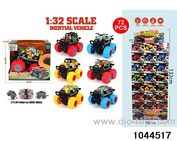 Off road 4WD inertial stunt vehicle in PVC box