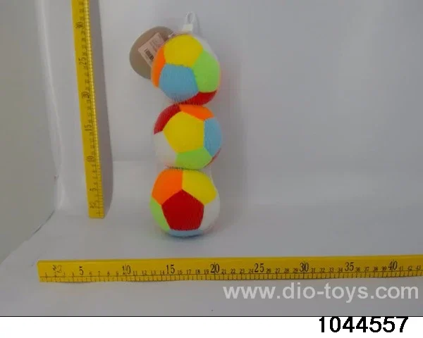 (GCC) 3 4-INCH CLOTH BALLS ╲ BEL IN NET BAG
