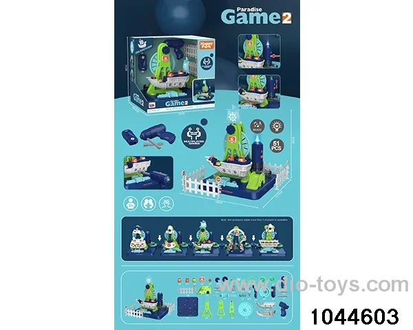 Electric pirate ship in display box