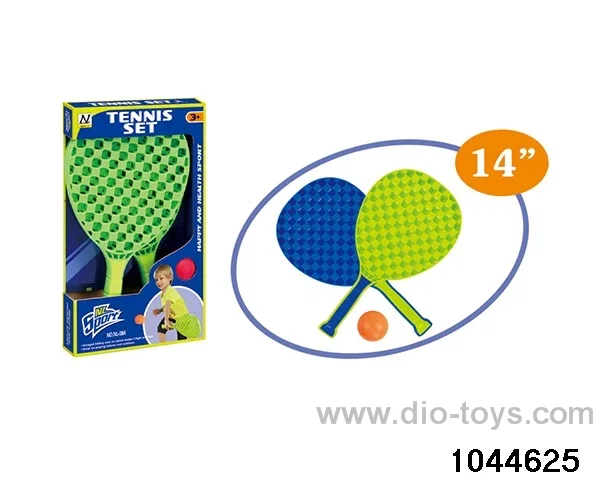 14 inch solid racket in color box