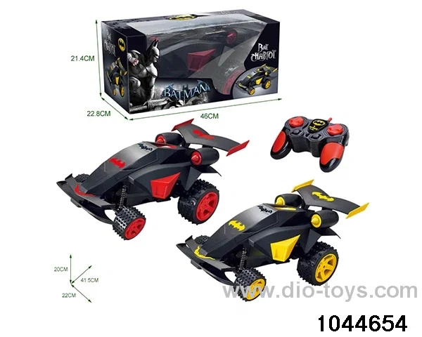 (GCC) CHARGING FOUR-WAY REMOTE CONTROL HIGH-SPEED VEHICLE, BATMAN, BLACK ROOM YELLOW ╲ BLACK ROOM RED, 2.4G REMOTE CONTROL IN WINDOW BOX