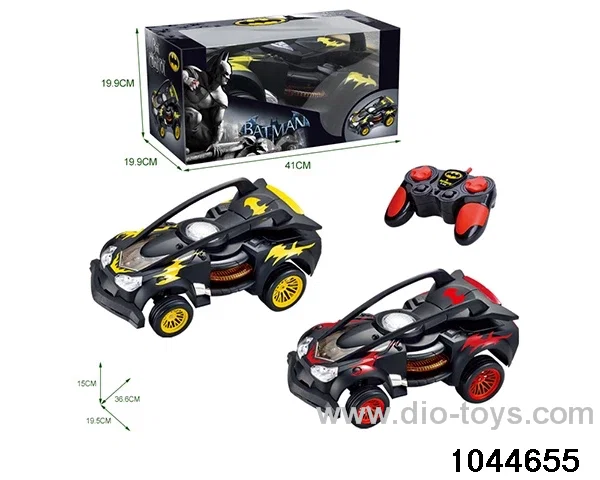(GCC) CHARGING FOUR-WAY REMOTE CONTROL HIGH-SPEED VEHICLE, BATMAN, BLACK ROOM YELLOW ╲ BLACK ROOM RED, 2.4G REMOTE CONTROL IN WINDOW BOX
