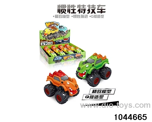 Lion off-road vehicle in display box