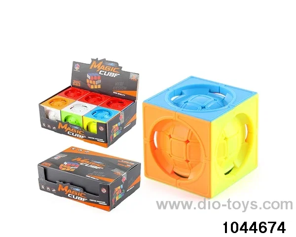 Magic ball shaped cube in display box