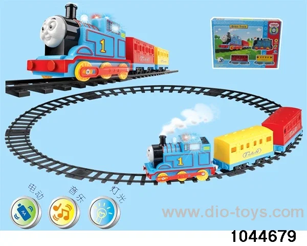(GCC) THOMAS ELECTRIC RAIL TRAIN (CARRIAGE) (LIGHT TRAIN SOUND) IN WINDOW BOX