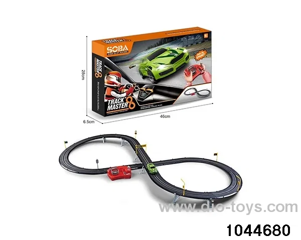 1: 43 electric single track racing car (battery version) in color box