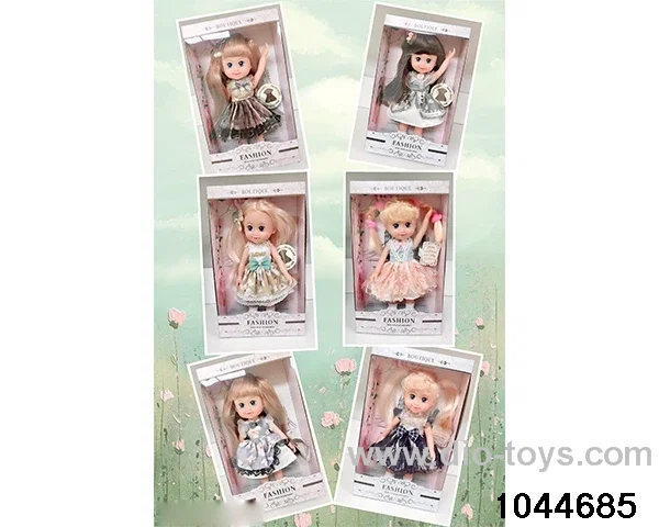 Fashion girl in window box