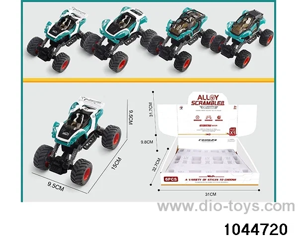 Alloy double return climbing off road vehicle ╲ 6 pieces in display box