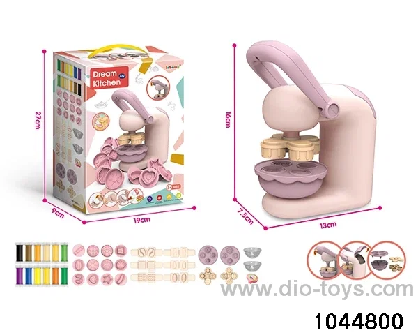 HIGH CONFIGURATION VERSION OF COLORED MUD HAMBURGER MACHINE IN COLOR BOX