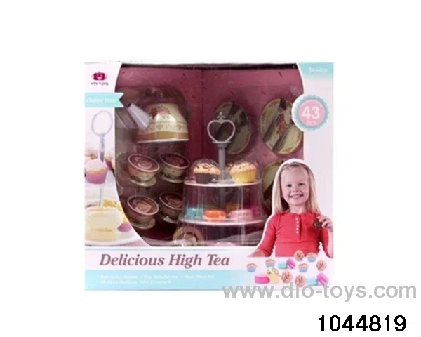 Tinplate afternoon tea suit in window box