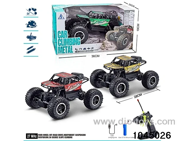 1:14 2.4G rc alloy climbing car/include battery