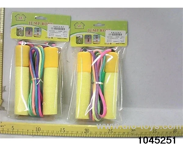 rope skipping in poly bag header