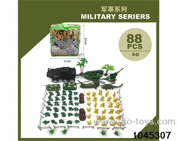 Military suit in PVC hang bag