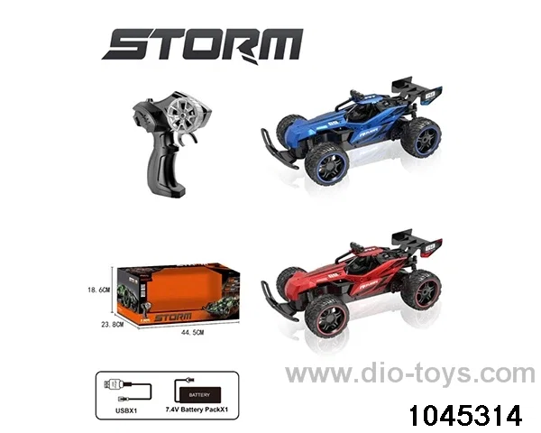 2.4G alloy RC vehicle (including battery) in display box