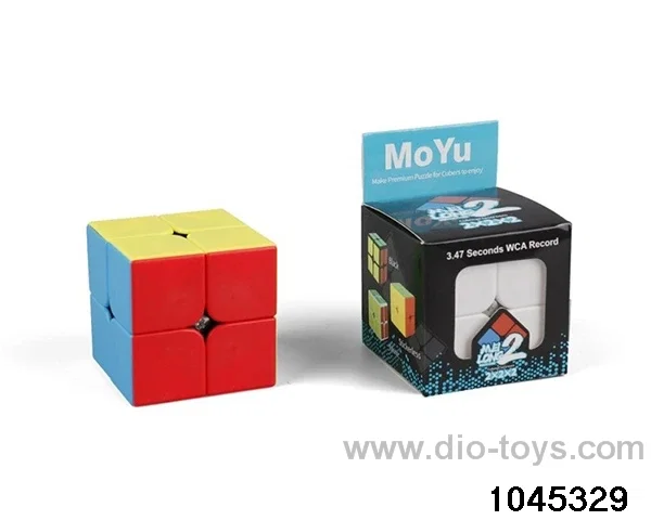 Rubik's cube in color box