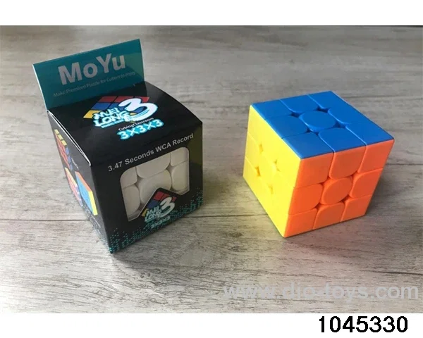 Rubik's cube in color box