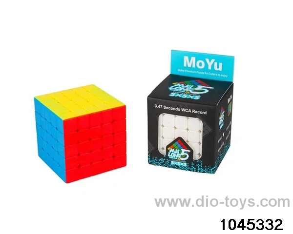 Rubik's cube in color box