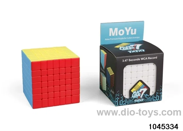Rubik's cube in color box