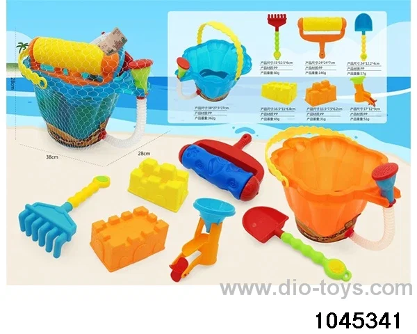 Beach bucket (7PCS) in Net bag