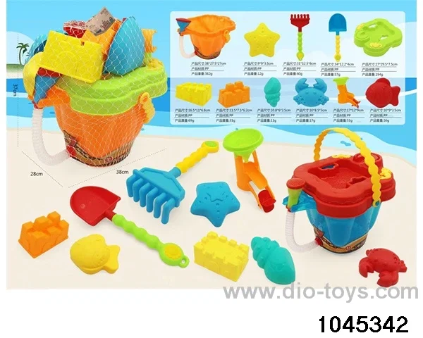 Beach bucket (11PCS) in Net bag