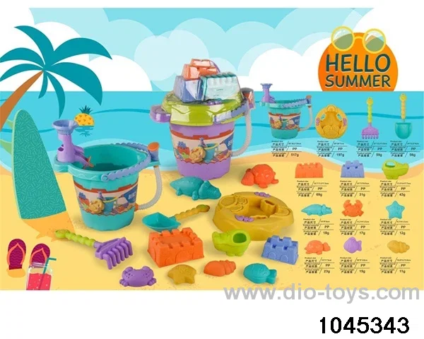 Beach bucket (15PCS) in blister