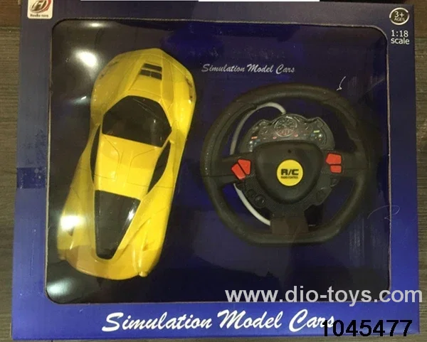 1:18 4 ch rc car with light/not include battery