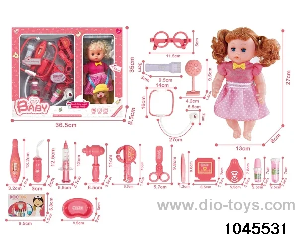 doll with doctor set