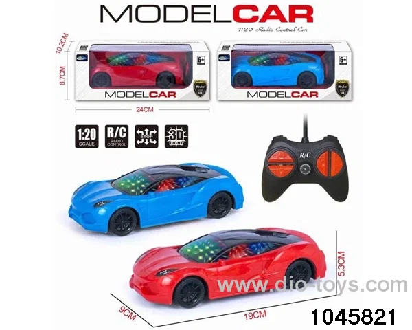 1:20 4 ch rc car with 3D light/not include battery
